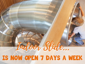 Our indoor slide