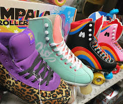 4 Skateboots with different patterns.