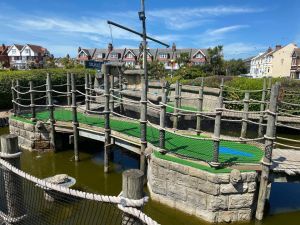 Treasure island gold course over water